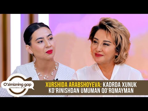 Xurshida Arabshoyeva: Kadrda xunuk ko‘rinishdan umuman qo‘rqmayman | O'ZIMIZNING GAP