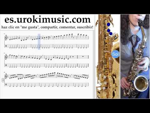 Tutorial de Saxofon (tenor) Sia - The Greatest Parte#1 um-927