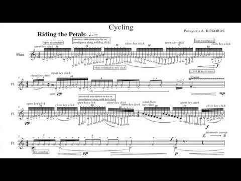 Cycling (2009) for flute [w/ score]