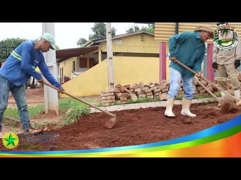 Manutenção de toda calçada da UBS Laercio Pereira de Oliveira
