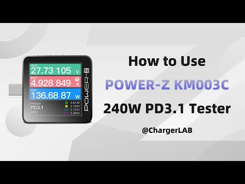 Top TEN Functions | Teach You How to Use POWER-Z KM003C