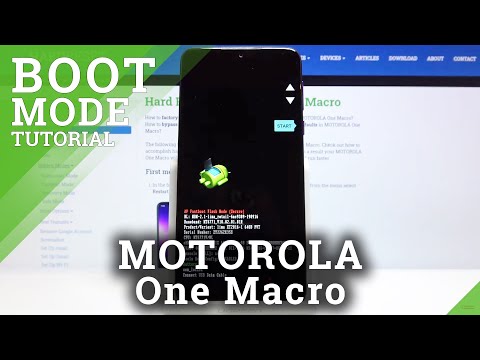 How to Enter Bootloader Mode in MOTOROLA One Macro –  Fastboot Menu