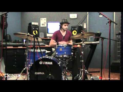 Agner Drum Videos - Lean speelt Live my Life - Delmontis