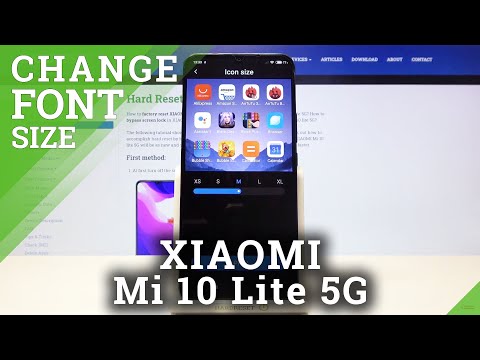 How to Reduce Icon Size in Xiaomi Mi 10 Lite 5G – Make Your Icons Bigger