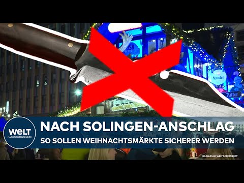 Video Thumbnail: DEUTSCHLAND: Nach Solingen-Anschlag: So sollen Deutschlands Weihnachtsmärkte sicherer werden?
