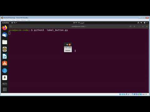 Tkinter Label And Button Gui Example In Python