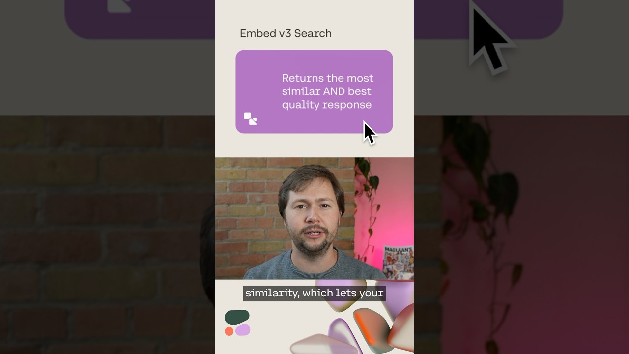 Learn more: https://txt.cohere.com/introducing-embed-v3/ #cohere #largelanguagemodels #embedding video thumbnail