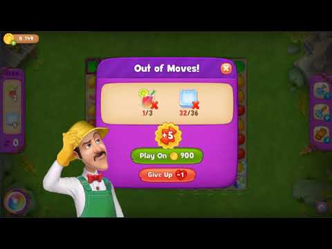 Gardenscapes Stuck Level 3588