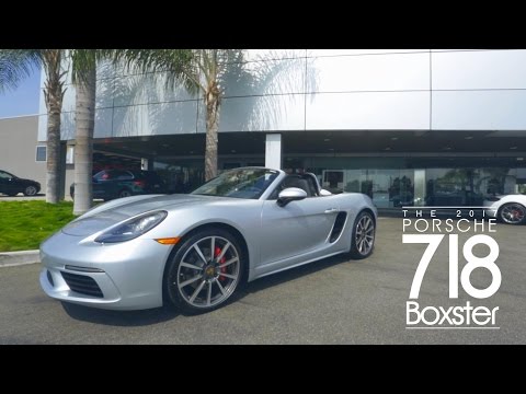 New Porsche 2017 (718) Boxster Test Drive