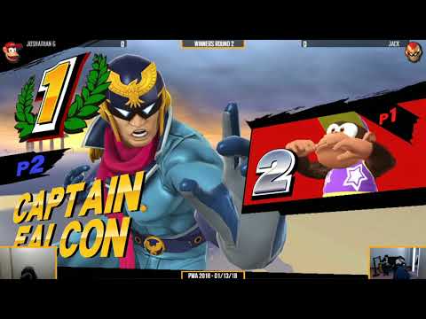 PWA2018 | Joshathan G (Diddy) vs Jack (Falcon) - Winners Round 2 - Smash4