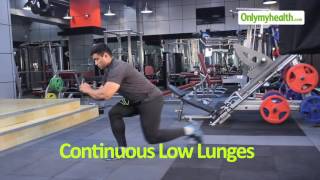Continuous low lunges