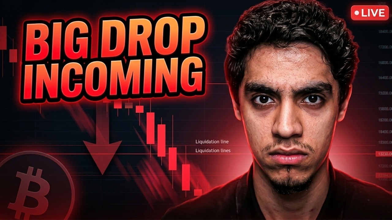 Live Trading Bitcoin (Big Drop Incoming)🚨