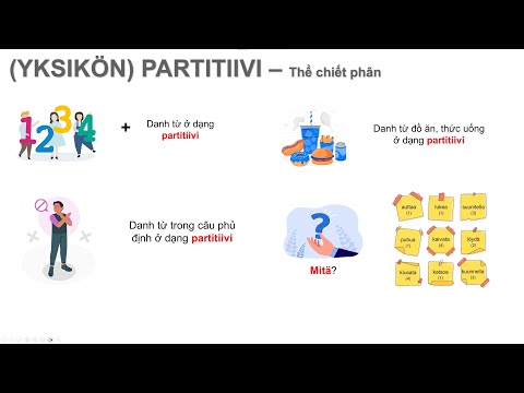 06C - Yksikön partitiivi - Cách tạo Partitiivi (số ít) của từ trong tiếng Phần Lan