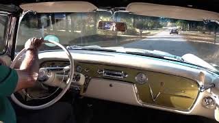 "The White Cloud" 1956 Packard Caribbean Convertible Driving Video