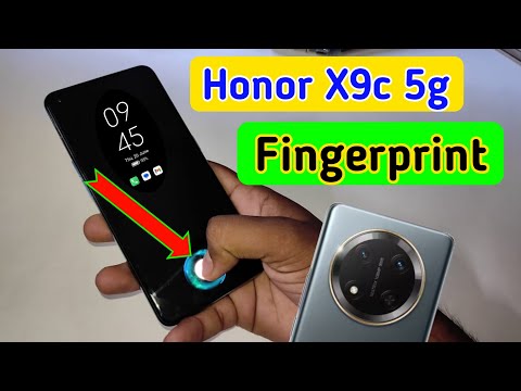 Honor x9c 5g display fingerprint setting/Honor x9c 5g fingerprint screen lock/fingerprint sensor