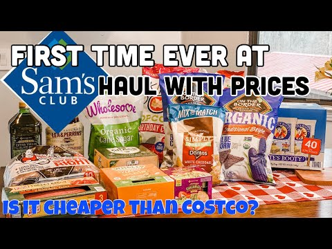 First time ever at SAMS CLUB HAUL with PRICES 🍎 Is it...