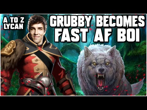 GRUBBY Becomes a FAST AF BOI with LYCAN! - A to Z - Dota 2