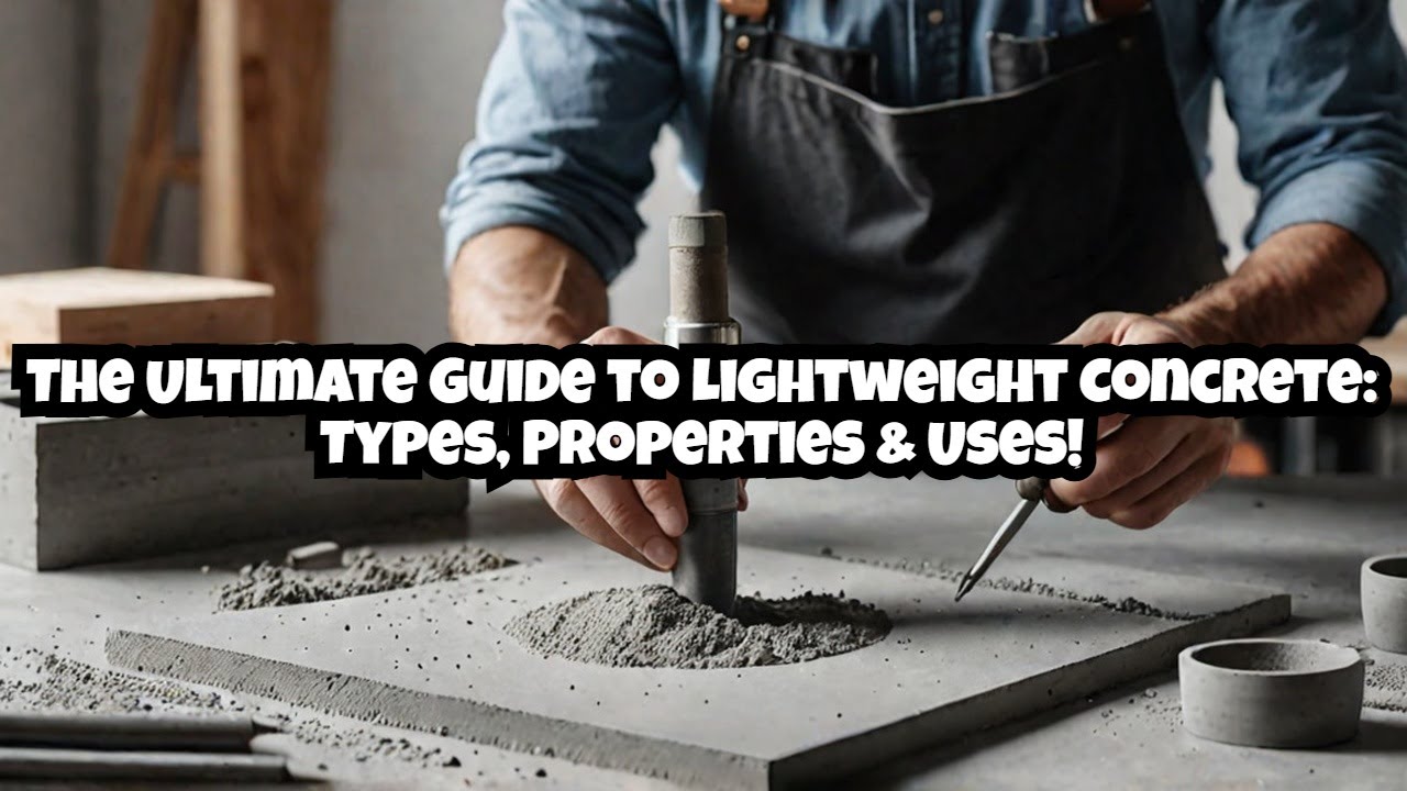 The Ultimate Guide to Lightweight Concrete !Types, Properties & Uses!