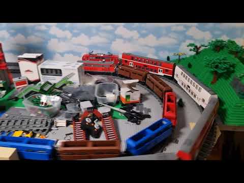 Lesti 110 und Bluebrixx 218 Auf der Strecke