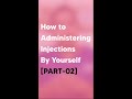 How To Inject Yourself Part 2 Reels Youtubeshorts Pregnancy Injection Fertility