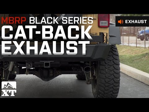 Jeep Wrangler MBRP Black Series Cat-Back Exhaust (2012-2017 JK) Sound Clip & Install