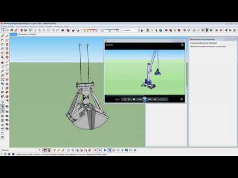 Part 2/3 : SketchUp Dynamic component and animation by Sea-tech (Fr sub EN)