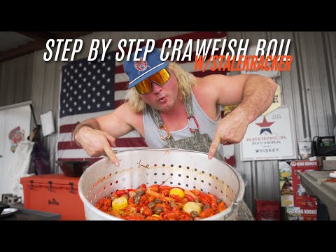 Step By Step Crawfish Boil with StaleKracker!!
