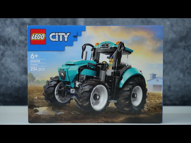 Vídeo relacionado con LEGO City Tractor de Juguete - Maqueta de Vehículo Agrícola y de Granja con Mifigura de Agricultor - Regalo de Cumpleaños para Niños de 6+ Años y Aficionados a la Ingeniería - 60498