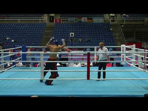 Ibrahim Shatnawy JOR v Galymyhan Kanazev KAZ WAKO World Championships 2017