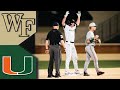 17 Miami Vs 2 Wake Forest Baseball Highlights College Baseball Highlights 2023