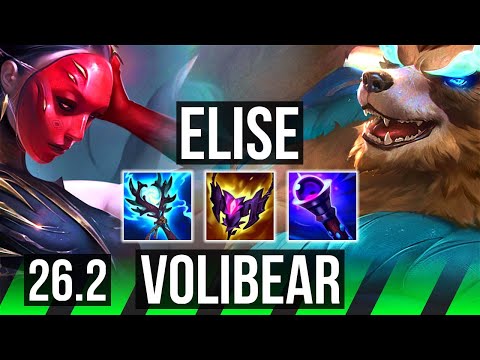 ELISE vs VOLIBEAR (JGL) | EUW Master | 26.2
