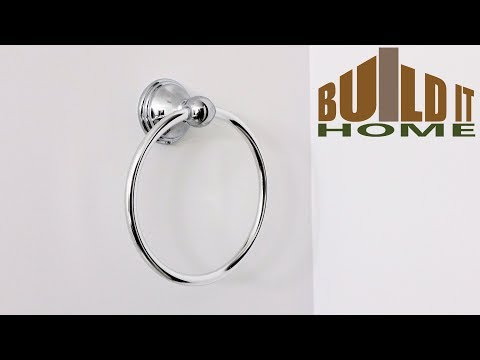 Installing a towel ring