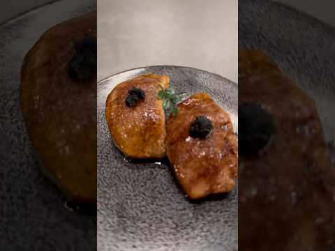 Japanese fine dining - Foie Gras  #food #travel