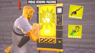 I Only Used *MIDAS* Vending Machines In Fortnite