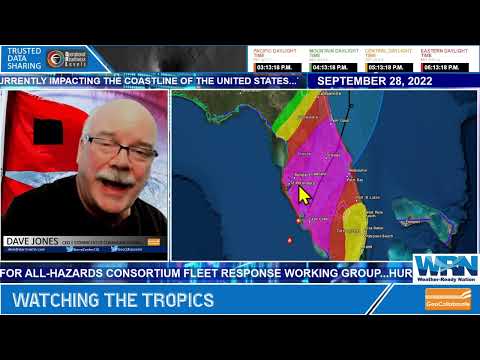 20220928 6pm ET Hurricane Ian Update CAT4 130mph Winds Causing Widespread Damage in Florida