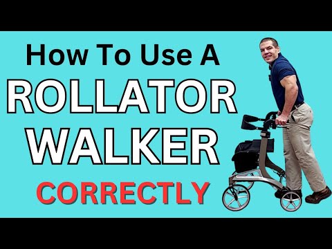 How To Use A Rollator Walker Properly (Better Balance & Less Pain)