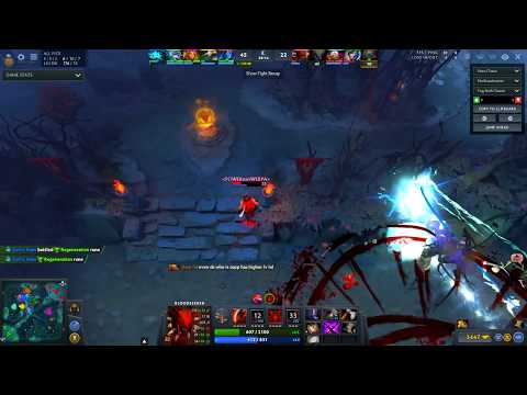 DOTA 2 101- HOW TO PLAY STORM SPIRIT- (BloodSeeker and team VS Storm Spirit)