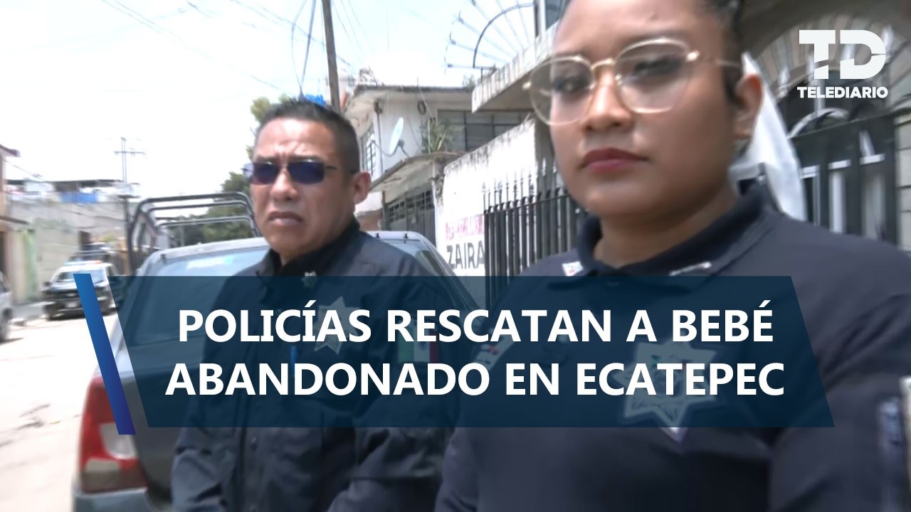 ¡Lo dejó en la banqueta! Rescatan a bebé de un mes tras discusión de pareja en Ecatepec