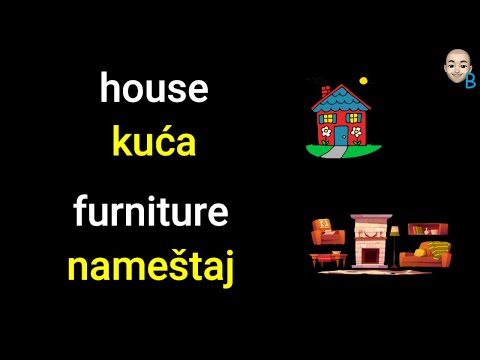 Complete Course Lesson 20 - House and furniture ★ Learn Serbian  #serbian #srpski #teacherboko