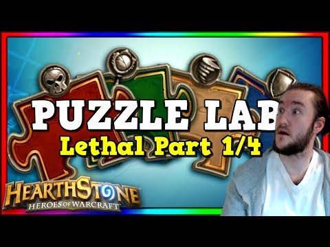 FINALLY AN ADVENTURE! - Hearthstone Lethal Puzzle Lab Part (1/4)