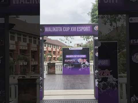 Ini adalah gerbang masuk ke acara para gamers dah kyana yang ternyata lomba walikota cup, baru baca🤣