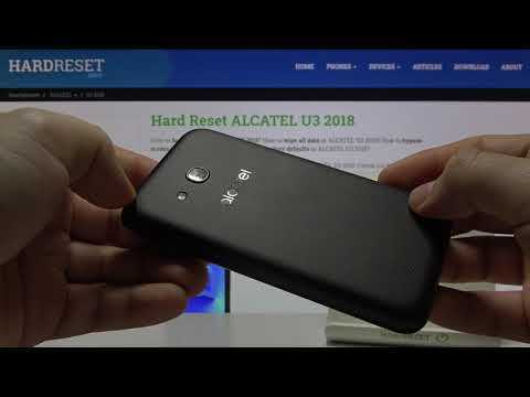 Alcatel U3 2018 Black Color Version Presentation