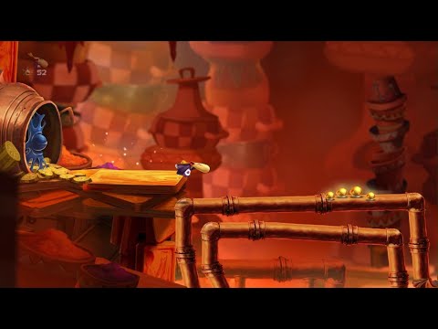 Rayman Legends (PS4) Replay (HD) Part 63: Piping Hot (Last Teensy) Backtracking