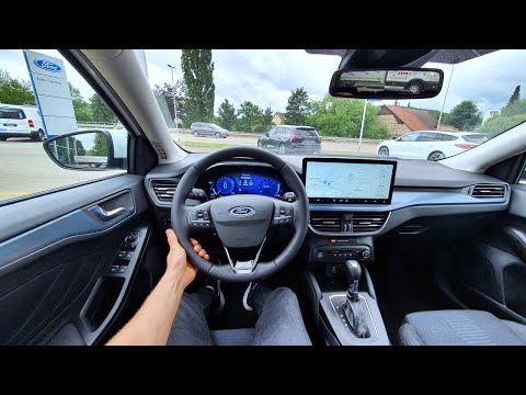 New Ford Focus Active X Hatchback Hybrid 2022 Test Drive POV