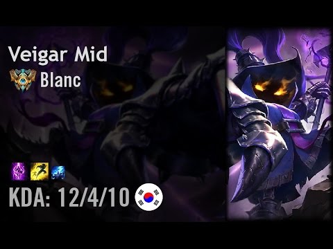Veigar Mid vs Corki - Blanc - KR Challenger Patch 6.9