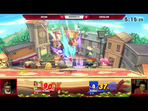 VS Weekly 7/12/18 - Winners R1 - DFEAR (Diddy Kong) vs Ur2Slow (Sonic) - Smash 4