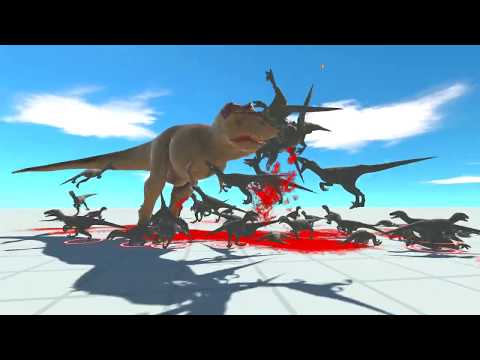 Velociraptor Army vs Every Unit - Animal Revolt Battle Simulator Gameplay