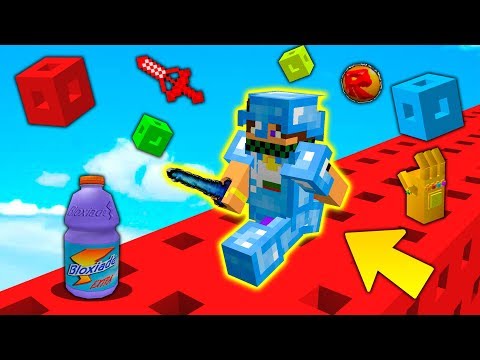 CORSA con i LUCKYBLOCK di ROBLOX !! - Minecraft ITA