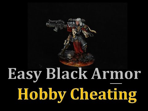 Hobby Cheating 268 - How to Paint Easy Black Armor with Oils