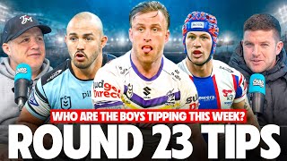 Who Are The Boys Tipping This Week? | Round 23 NRL Tips With Josh Morr